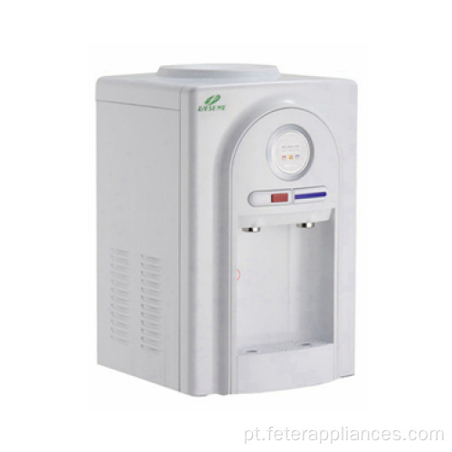 Refrigerador de água automático de mesa em aço inoxidável elétrico ABS Material Máquina de resfriamento elétrico branco